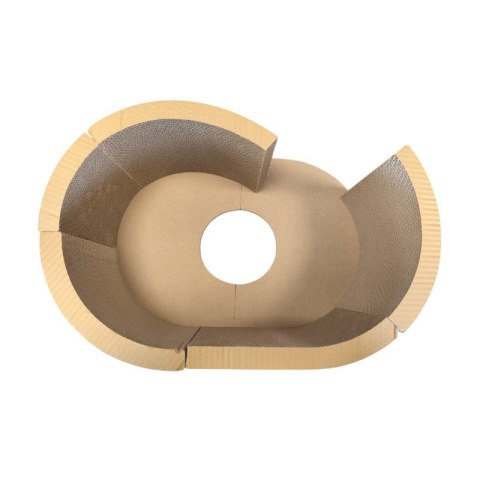 Tekturowy drapak dla kota, budka, domek, legowisko - 57 x 39,5 x 25 cm KOT31