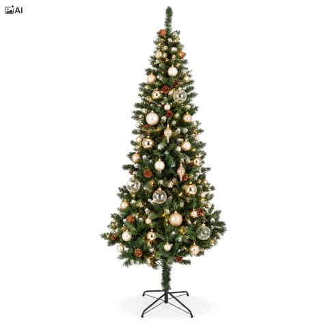 Choinka bożonarodzeniowa z szyszkami Merry - 220 cm