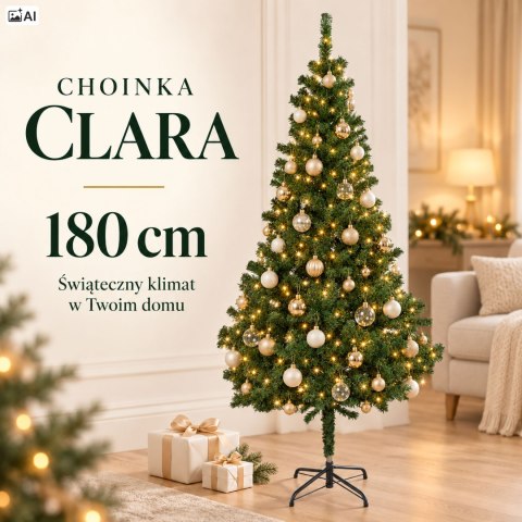 Choinka sztuczna bożonarodzeniowa Clara- 180 cm