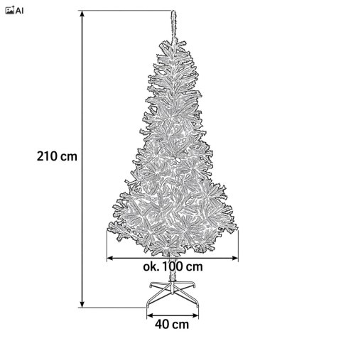 Choinka sztuczna bożonarodzeniowa Isabel - 220 cm