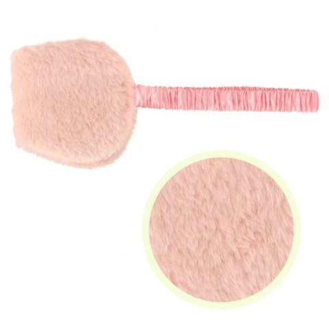 Opaska na oczy maska do spania różowa