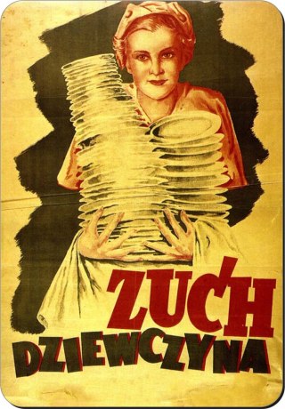 TABLICZKA ZUCH DZIEWCZYNA 20x28 cm