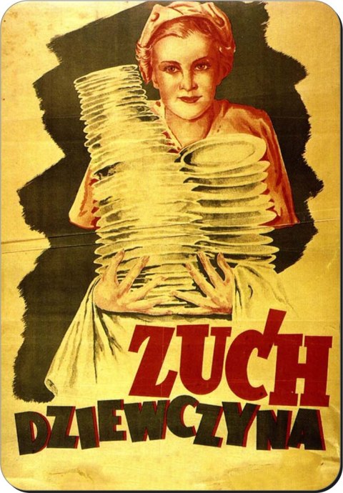 TABLICZKA ZUCH DZIEWCZYNA 20x28 cm