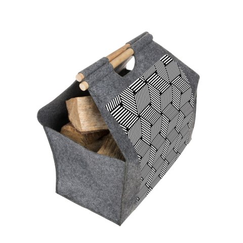 Torba na drewno kominkowe - CUBE