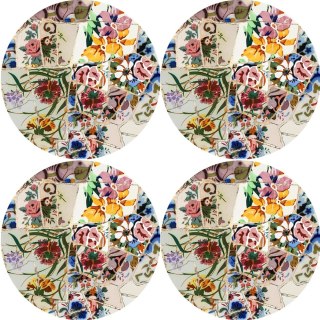 Zestaw podkładek na stół okrągłych 4D - ALICANTE