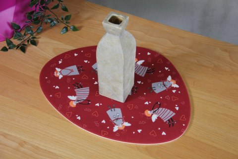 Podkładka na stół OVAL Angel Red