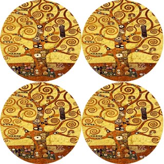 Zestaw podkładek na stół okrągłych 4D - ARTDECO