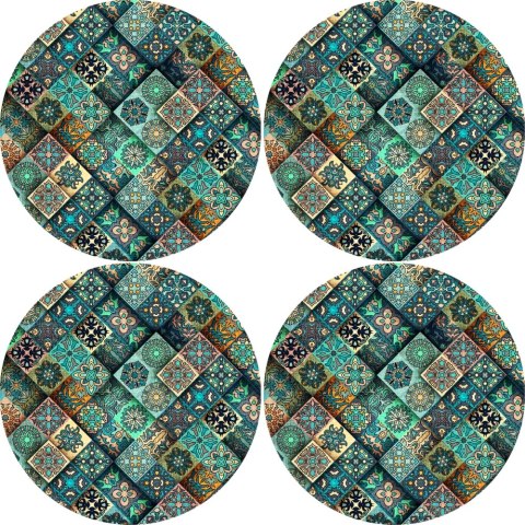 Zestaw podkładek na stół okrągłych 4D - ESTERA