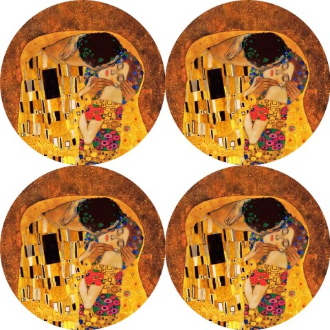 Zestaw podkładek na stół okrągłych 4D - POCAŁUNEK