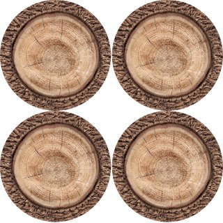 Zestaw podkładek na stół okrągłych 4D - ROBINA