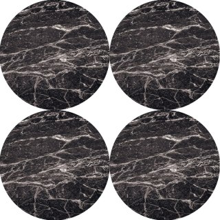 Zestaw podkładek na stół okrągłych 4D - SUMATRA
