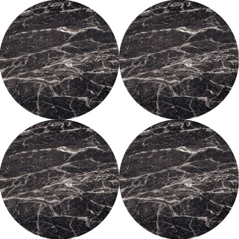 Zestaw podkładek na stół okrągłych 4D - SUMATRA