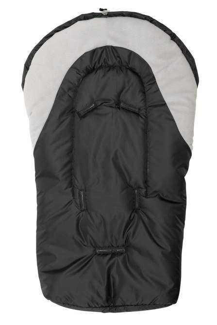 ŚPIWOREK DO FOTELIKA - BLACK/GREY POLAR 75 X 36