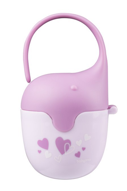 529/03 POJEMNIK NA SMOCZEK SŁONIK FIOLETOWY BabyOno