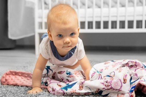 LEKKI KOCYK MINKY 75 x 100 GRAFIT ŁAPACZE SNÓW