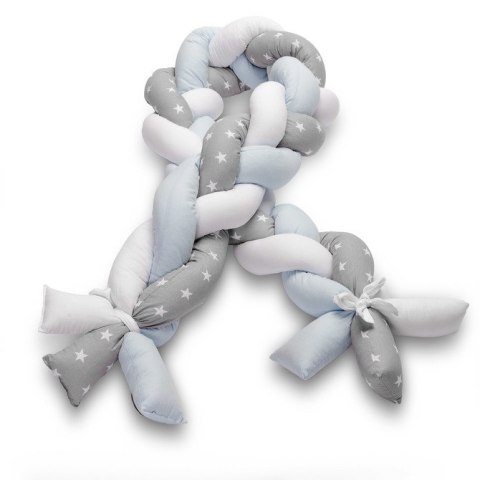 WARKOCZ DO ŁÓŻECZKA NIEBIESKI GWIAZDKI 210 CM