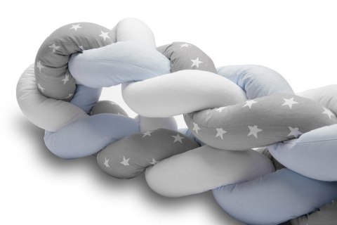 WARKOCZ DO ŁÓŻECZKA NIEBIESKI GWIAZDKI 210 CM