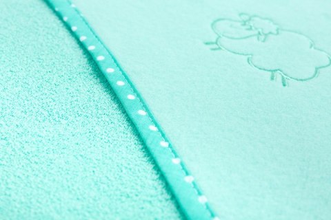 OKRYCIE KĄPIELOWE OWIECZKA 80X80 TURKUSOWY