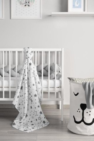 OTULACZ MUŚLINOWY GWIAZDKI 120X120 CM