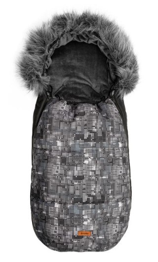 ŚPIWOREK OLAF GRAFITOWY KROPKI 100 X 45