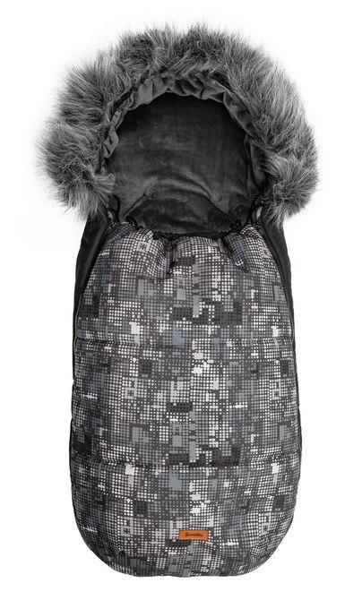 ŚPIWOREK OLAF GRAFITOWY KROPKI 100 X 45