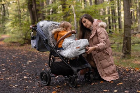 ŚPIWOREK OLAF GRAFITOWY KROPKI 100 X 45