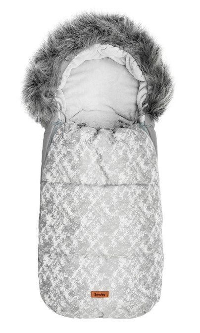 ŚPIWOREK OLAF JASNO-SZARY 100 X 45