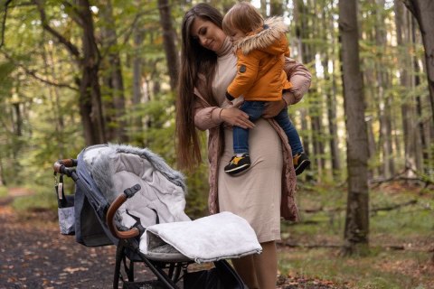 ŚPIWOREK OLAF JASNO-SZARY 100 X 45