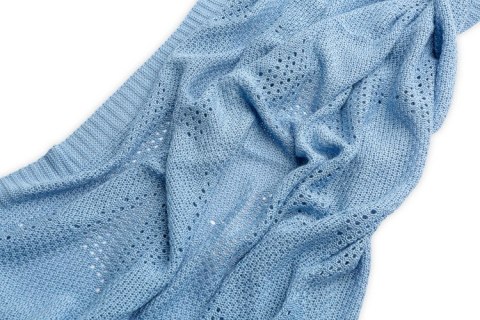 KOC BAMBUS 100% 100X80CM NIEBIESKI