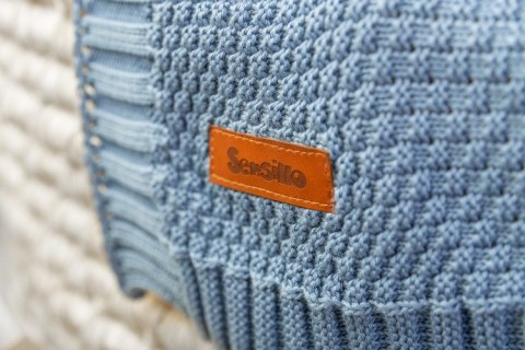 OTULACZ Z KAPTURKIEM 100% BAMBOO GIFT NIEBIESKI