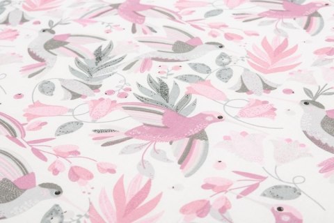 WKŁAD DO ŁÓŻECZKA PTAKI RÓŻOWE 120 X 60