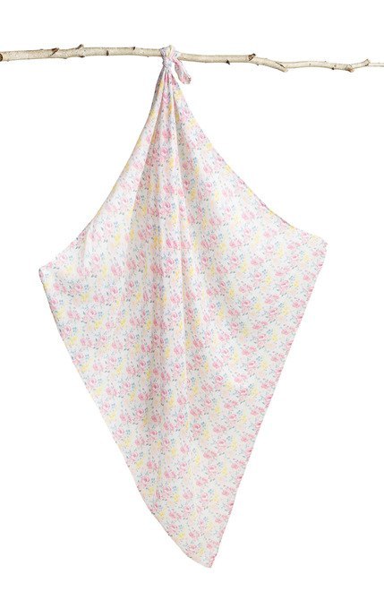 PIELUCHA BAMBUSOWA 2-pak KWIATY+JEŻE 120X120