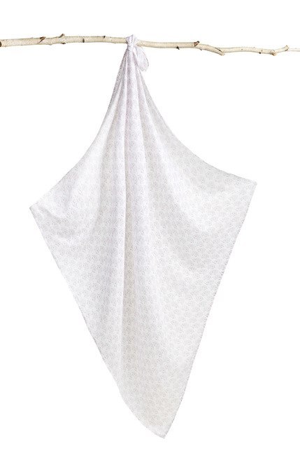 PIELUCHA BAMBUSOWA 2-pak KWIATY+JEŻE 120X120