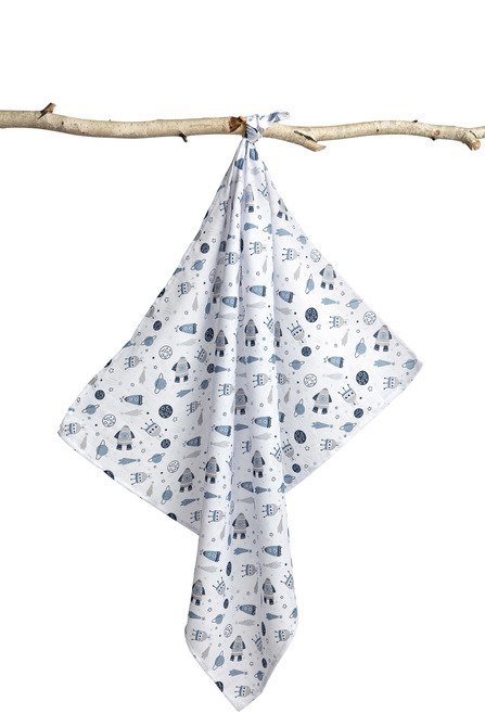 PIELUCHA MUŚLINOWA 70X80 CM KOSMOS