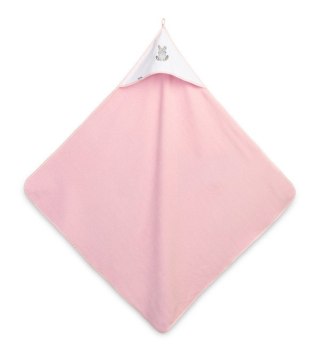 OKRYCIE KĄPIELOWE FROTTE 100X100 KRÓLICZEK RÓŻOWY