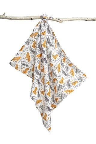 PIELUCHA MUŚLINOWA LEOPARD 70 X 80