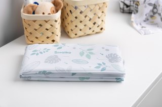 PRZEWIJAK / MATA TURYSTYCZNA NADRUK FLORAL NIEBIESKI