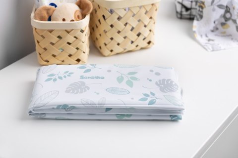 PRZEWIJAK / MATA TURYSTYCZNA NADRUK FLORAL NIEBIESKI