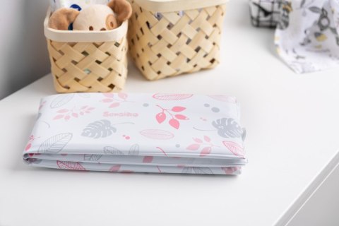 PRZEWIJAK / MATA TURYSTYCZNA NADRUK FLORAL RÓŻ