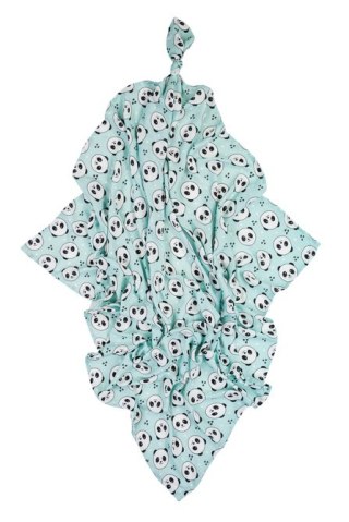 0309 PIELUSZKA BAMBUSOWA 30X30 PANDA MIĘTA