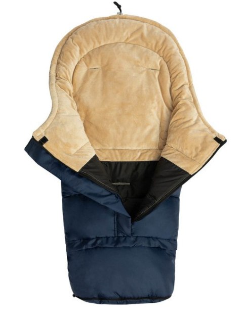 ŚPIWOREK COMBI 3w1 MINKY - NAVY/BEIGE