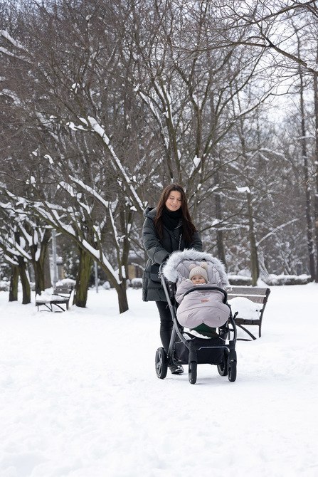 ŚPIWOREK ORSO SZARY PERŁA 100 X 45