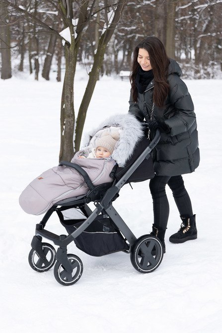 ŚPIWOREK ORSO SZARY PERŁA 100 X 45