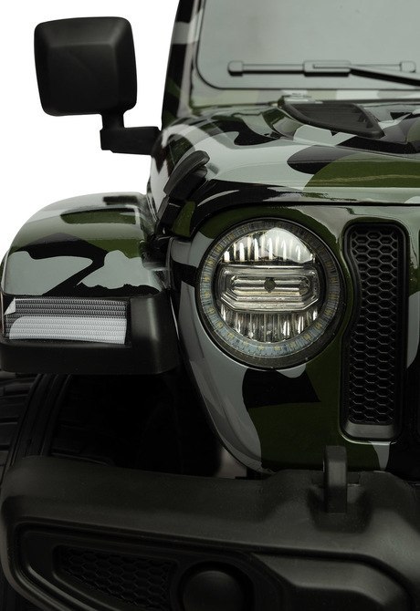 TERENOWY POJAZD NA AKUMULATOR JEEP RUBICON CAMO