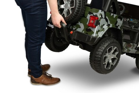 TERENOWY POJAZD NA AKUMULATOR JEEP RUBICON CAMO
