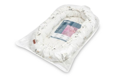 GNIAZDO/KOKON VELVET OLIWKA KREMOWY 80x45