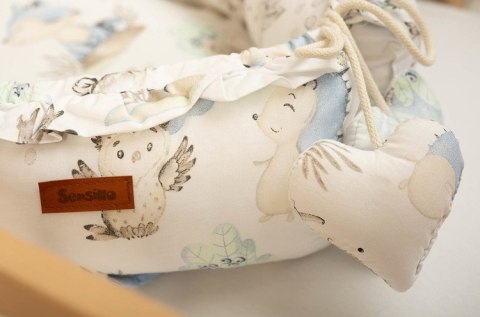 GNIAZDO/KOKON VELVET SPACER NIEBIESKI 80x45