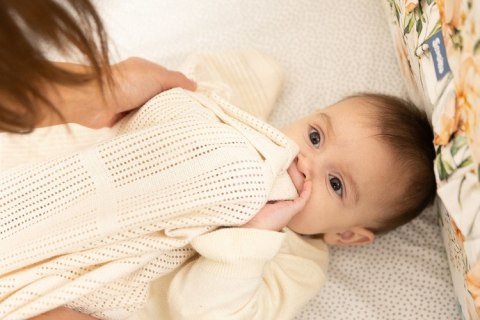 KOC AŻUROWY LULU JASNY SZARY