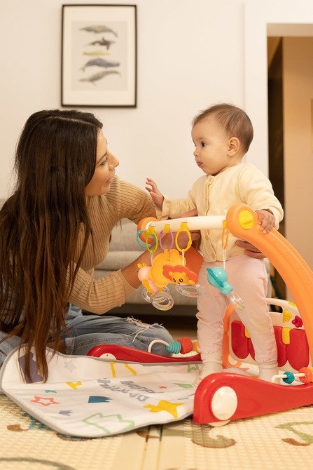 2W1 CHODZIK Z MATĄ MUZYCZNĄ BLUE