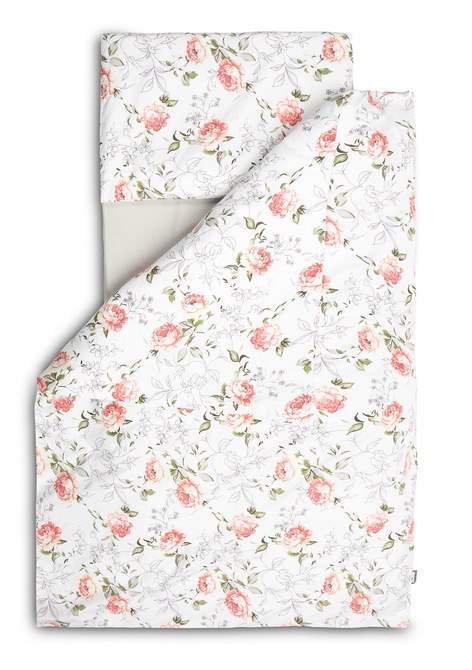 KOMPLET POŚCIELI 2 EL.+ PRZEŚCIERADŁO MAGICZNY OGRÓD 100X135 CM       